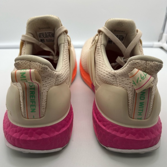 ADIDAS FX7235 Ultraboost DNA Linen Beige Running Shoes Athletic Sneakers sz 9.5 - Picture 8 of 11